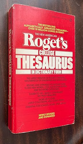 THE NEW ROGET'S THESAURUS IN DICTIONARY FORM