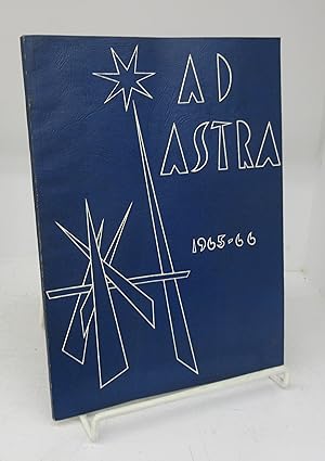Bild des Verkufers fr Ad Astra 1965-66 (yearbook) zum Verkauf von Attic Books (ABAC, ILAB)