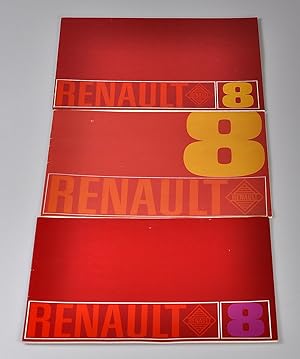 Renault 8 + Renault 8S, , catalogue, sales, brochure, prospekt