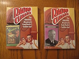 Radio Classics in Pictorial Display Cassette Lot of Two (2) - New, unused - Alfred Hitchcock and ...