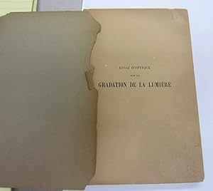 Bild des Verkufers fr Essai D'Optique sur la Gradation de la Lumire zum Verkauf von Midway Book Store (ABAA)