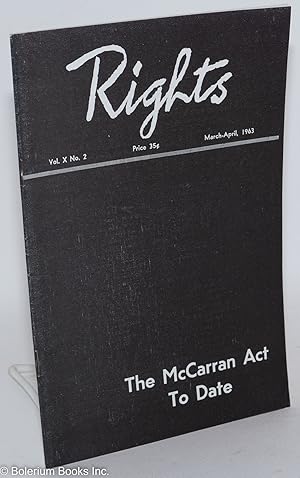 Rights, vol. 10, no. 2, March-April, 1963