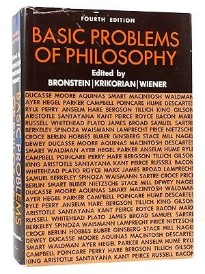 Seller image for BASIC PROBLEMS OF PHILOSOPHY for sale by Rare Book Cellar
