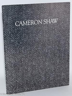Bild des Verkufers fr Cameron Shaw: Selected Works, 1989-1990 zum Verkauf von Bolerium Books Inc.