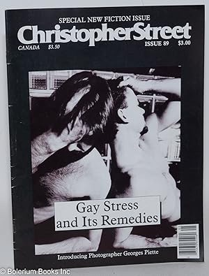 Bild des Verkufers fr Christopher Street: vol. 8, #5, whole issue #89, June, 1984: Gay Stress & Its Remedies zum Verkauf von Bolerium Books Inc.