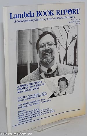 Bild des Verkufers fr Lambda Book Report: a contemporary review of gay & lesbian literature vol. 2, #4, April/May 1990: A Simple Successful Strategy zum Verkauf von Bolerium Books Inc.