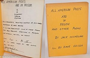 All American Poets Are in Prison and other poems [limited edition]