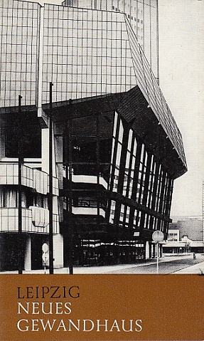 Immagine del venditore per Leipzig. Neues Gewandhaus. venduto da Antiquariat an der Nikolaikirche