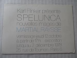 Imagen del vendedor de Martial Raysse Spelunca Nouvelles Images Galerie Karl Flinker 1978 Exhibition invite postcard a la venta por ANARTIST