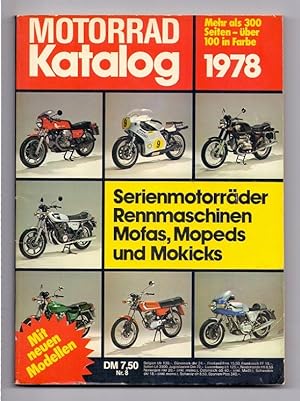 Motorrad Katalog [Motorrad-Katalog] 1978, Ausgabe Nr. 8, Stand 1. August 1977.