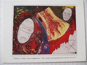 Seller image for William T Wiley New World Odor Max Protech May 4-June 1 Exhibition invite postcard for sale by ANARTIST