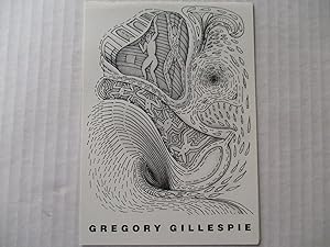 Seller image for Gregory Gillespie Coming and Going Etching Forum Gallery 1996 edition announcement postcard for sale by ANARTIST