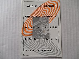 Seller image for Raise the Roof Benefit Dance Party with Guest DJs Laurie Anderson, Christian Marclay, Penn & Teller, Lou Reed, Nile Rodgers 1989 Event invite postcard for sale by ANARTIST