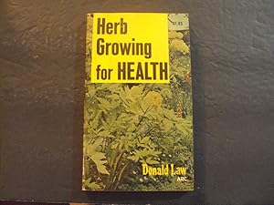 Herb Growing And Health pb Donald Law Arco Publishing 1969 1st Print 1st ed