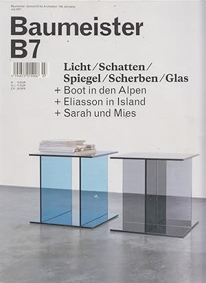 Bild des Verkufers fr Baumeister B7 - Zeitschrift fr Architektur. 108. Jahrgang. Juli 2011. zum Verkauf von Fundus-Online GbR Borkert Schwarz Zerfa