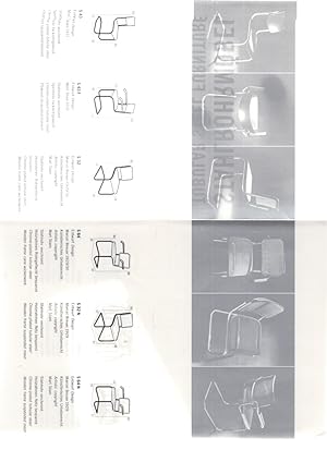 Imagen del vendedor de Stahlrohrmbel. Tubular Steel Furniture. Thonet. (Werbe-Prospekt). a la venta por Fundus-Online GbR Borkert Schwarz Zerfa