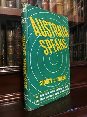 Seller image for Australia Speaks. A Supplement to "The Australian Language". for sale by Time Booksellers