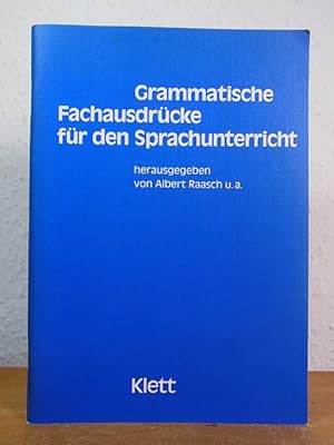 Imagen del vendedor de Grammatische Fachausdrcke fr den Sprachunterricht a la venta por Antiquariat Weber