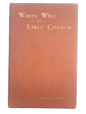 Bild des Verkufers fr Who's Who in the Early Church zum Verkauf von World of Rare Books