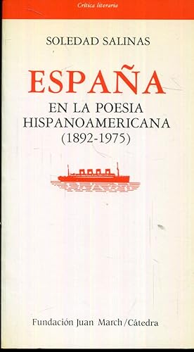 Bild des Verkufers fr Espaa en la poesa hispanoamericana (1892- 1975) zum Verkauf von Rincn de Lectura