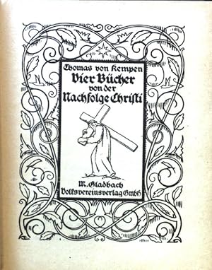 Bild des Verkufers fr Vier Bcher von der Nachfolge Christi. zum Verkauf von books4less (Versandantiquariat Petra Gros GmbH & Co. KG)