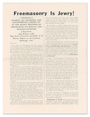 Freemasonry is Jewry!