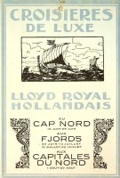 Seller image for Brochure Croisieres de luxe Lloyd Royal Hollandais au Cap du Nord, Fjords aux. French for sale by nautiek