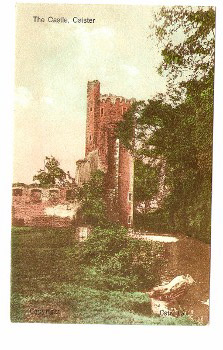 Caister Vintage Postcard The Castle