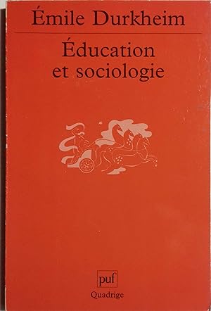 Immagine del venditore per Education et sociologie. venduto da Librairie Et Ctera (et caetera) - Sophie Rosire