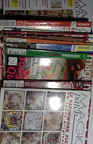 10 numéros de Magic Patch/Le patchwork, plus 8 numéros spéciaux et hors série. 2001-2015.