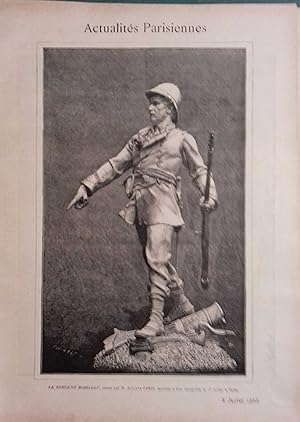 Le sergent Bobillot, statue de M. Auguste Paris qui doit être inaugurée le 15 juillet à Paris. 8 ...