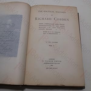 The Political Writings of Richard Cobden (2 volumes)