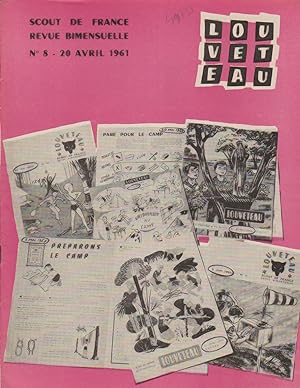 Louveteau 1961 N° 8. Revue bimensuelle des Scouts de France. 20 avril 1961.