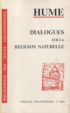 Dialogues sur la religion naturelle.