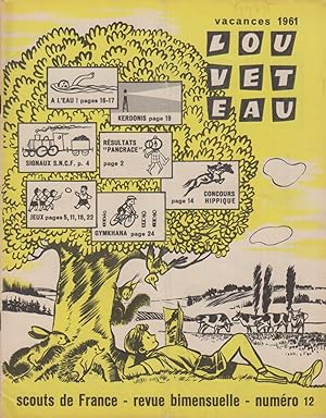 Louveteau 1961 N° 12. Revue bimensuelle des Scouts de France. juin 1961.