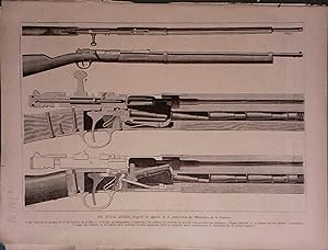 Le fusil Lebel, d'après les figures de la publication du Ministère de la guerre. 4 novembre 1888.
