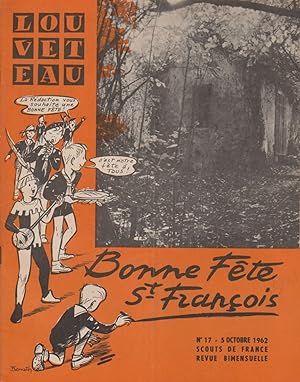 Louveteau 1962 N° 17. Revue bimensuelle des Scouts de France. 5 octobre 1962.