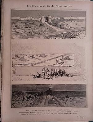 Asie centrale. Ouverture du chemin de fer à Tchardjoui. 5 août 1888.