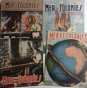 Mer et colonies. 5 numéros : Août/septembre et Novembre décembre 1942. et 3 numéros de 1943 : 1er...