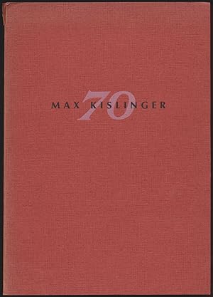 Dem Kuenstler Max Kislinger zum 70. Geburtstag. [Mit 15 Original-Exlibris.]
