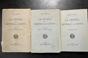 La Storia della Repubblica di Genova. Volume I (-II); Appendice