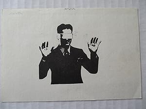 Bild des Verkufers fr Handdance: Layne Redmond and Glen Velez New York Open Center July 19 1984 Exhibition invite postcard zum Verkauf von ANARTIST
