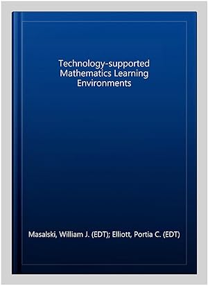 Seller image for Technology-supported Mathematics Learning Environments for sale by GreatBookPricesUK