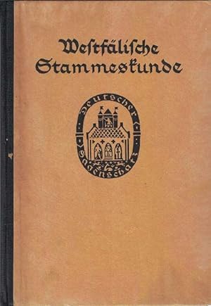 Imagen del vendedor de Westflische Stammeskunde. (Deutscher Sagenschatz) Stammeskunde deutscher Landschaften. a la venta por La Librera, Iberoamerikan. Buchhandlung