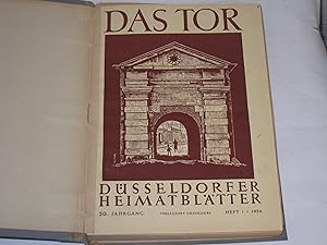 Imagen del vendedor de Dsseldorfer Heimatbltter Das Tor. XX. Jahrgang. Heft 1-12 (in einem Band). a la venta por Der-Philo-soph