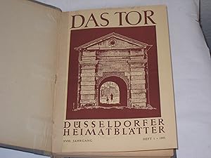 Imagen del vendedor de Dsseldorfer Heimatbltter. XVIII. Jahrgang. Heft 1-12 (in einem Band). a la venta por Der-Philo-soph