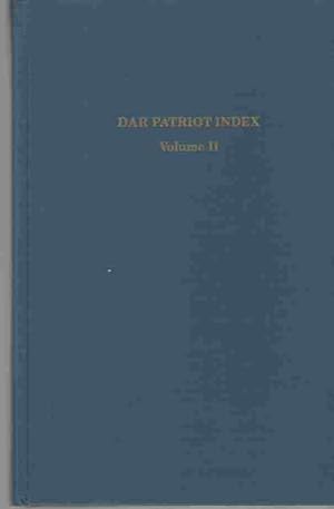 DAR Patriot Index Vol. II