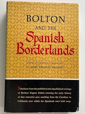 Immagine del venditore per Bolton and the Spanish Borderlands venduto da M.S.  Books
