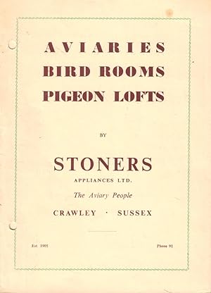 Aviaries, Bird Rooms, Pigeon Lofts Catalog