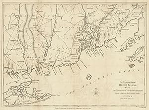 An Accurate Map of Rhode Island, Part of Connecticut and Massachusetts, Shewing Admiral Arbuthnot...